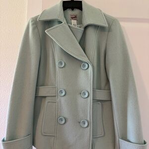 Guess Jeans Wool Pea Coat